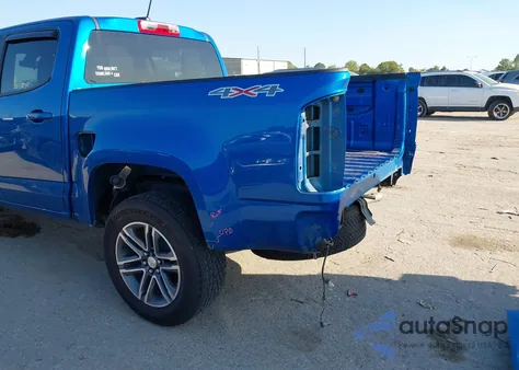 2021 Chevrolet Colorado 4Wd Short Box Wt from USA, damaged, VIN 1GCGTBEN7M1168143